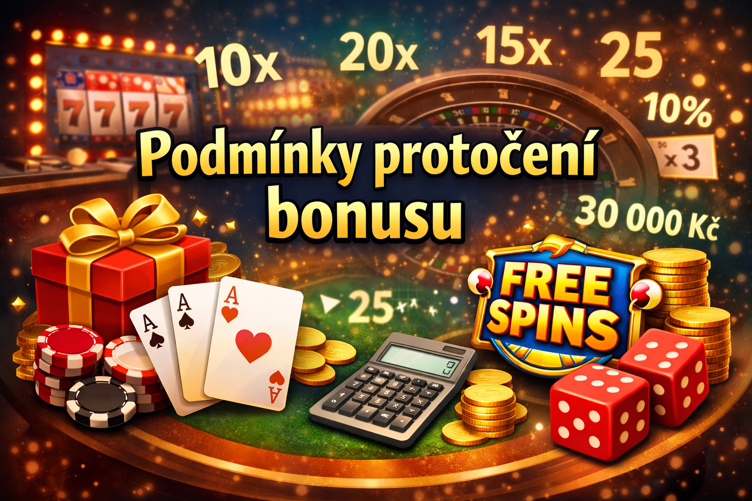 Podmínky protočení bonusu