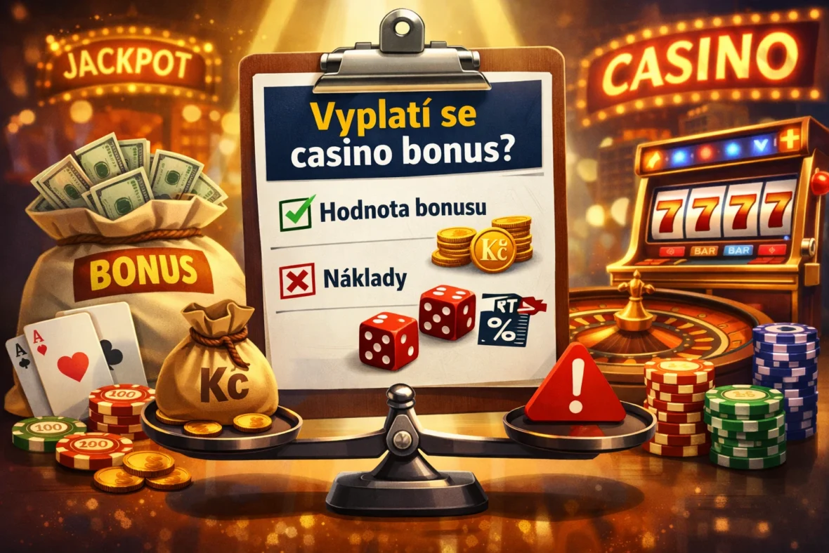 Výpočet, jestli se casino bonus vyplatí