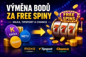 výměna bodů za free spiny