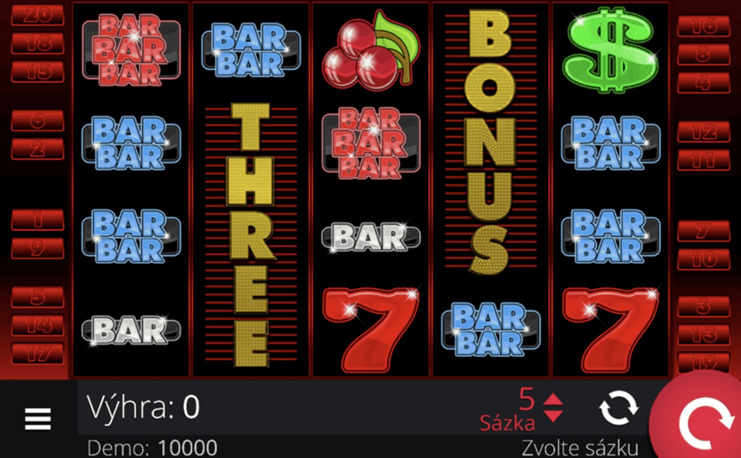 Multi 5 e-gaming jackpot automat
